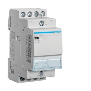 Contact 25A, 4O, 230V - AUTOMATISMES  HAGER ESC426