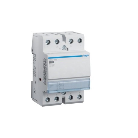 Contact 63A, 3F+1O, 230V - AUTOMATISMES HAGER ESC466