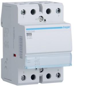 Contact 40A, 2F, 24V - AUTOMATISMES  HAGER ESD240