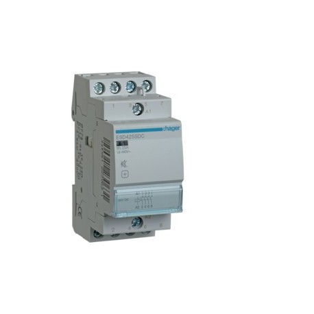 Contact sil. 25A, 4F, 24V - AUTOMATISMES HAGER ESD425SDC