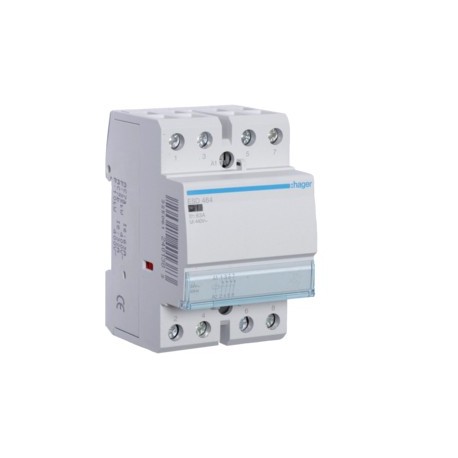 Contact 63A, 4O, 24V - AUTOMATISMES HAGER ESD464