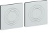 Jeu 2 obturateurs lat. - ENVELOPPES HAGER FD00P4