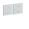 Jeu 2 obturateurs lat. - ENVELOPPES HAGER FD00P4