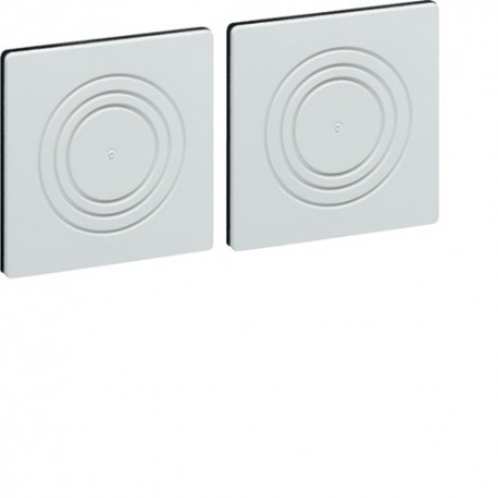 Jeu 2 obturateurs lat. - ENVELOPPES  HAGER FD00P4