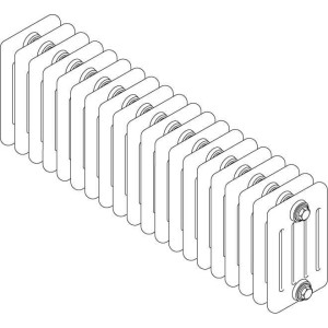 Radiateur électrique ACOVA - VUELTA Plinthe 1000W sans régulation - inertie fluide - TMC3-100-100-SR