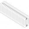 Radiateur électrique ACOVA - VUELTA Plinthe 1000W sans régulation - inertie fluide - TMC3-100-100-SR
