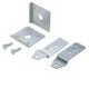 Jeu 2 pattes fixation murale - ENVELOPPES HAGER FM640