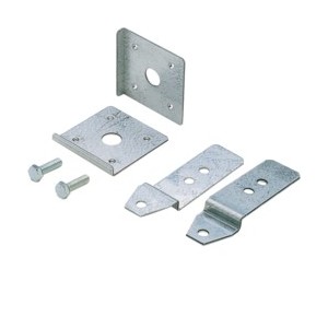 Jeu 2 pattes fixation murale - ENVELOPPES  HAGER FM640