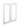 Jeu 2porte transp 1100X550 IP4 - ENVELOPPES HAGER FZ164N