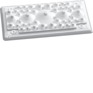 Plaq passe-câbles équip étanch - ENVELOPPES  HAGER FZ402