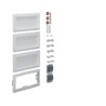 Kit ver.arm. IP44 4travées - ENVELOPPES HAGER FZ444S