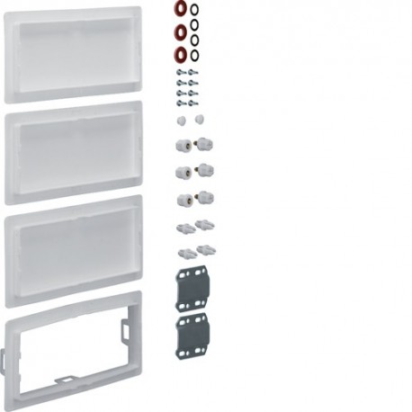 Kit ver.arm. IP44 4travées - ENVELOPPES  HAGER FZ444S