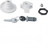 Bouton verrou clé 405 - ENVELOPPES HAGER FZ452N