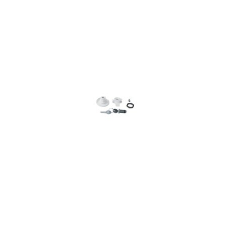 Bouton verrou clé 455 - ENVELOPPES HAGER FZ453N