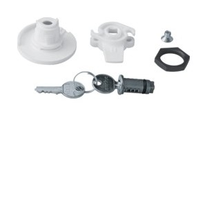 Bouton verrou clé 455 - ENVELOPPES  HAGER FZ453N