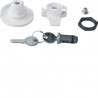 Bouton verrou clé 455 - ENVELOPPES HAGER FZ453N