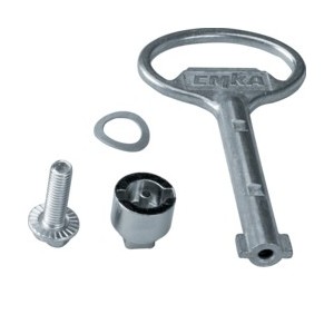 Serrure dble barre+clé IP5-6 - ENVELOPPES  HAGER FZ501