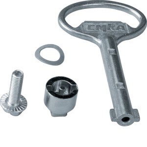 Serrure dble barre+clé IP5-6 - ENVELOPPES  HAGER FZ501