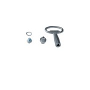 Serrure triangle mâle+cle IP5- - ENVELOPPES  HAGER FZ502