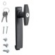 Bouton verrou clé 1242E IP5-6 - ENVELOPPES HAGER FZ507