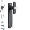 Bouton verrou clé 1242E IP5-6 - ENVELOPPES HAGER FZ507