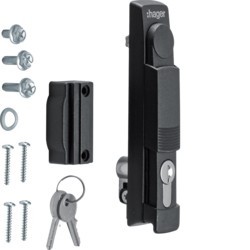 Poignée escamo clé 1242E IP5-6 - ENVELOPPES HAGER FZ508