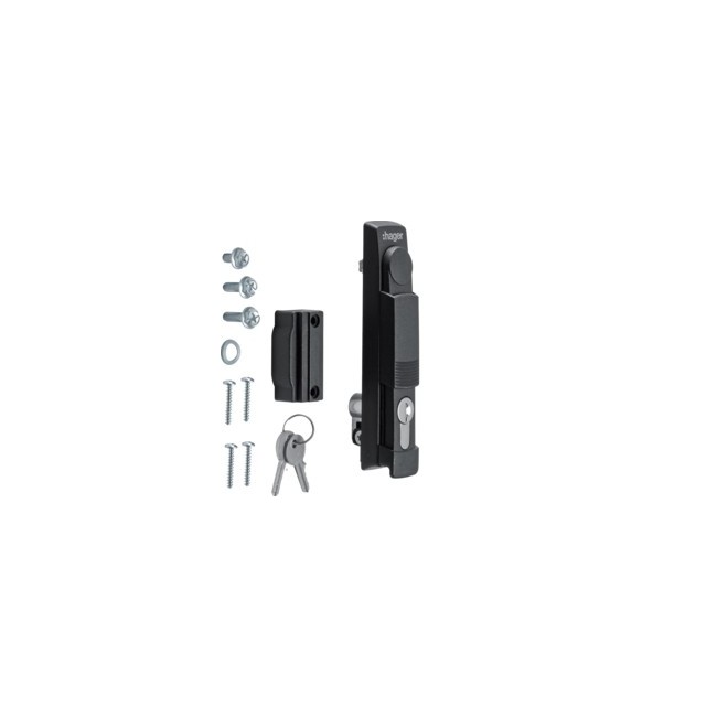 Poignée escamo clé 1242E IP5-6 - ENVELOPPES  HAGER FZ508