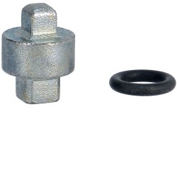 Insert serrure carré 8X8mm - ENVELOPPES HAGER FZ517
