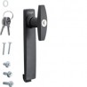 Bouton verrou clé 455 IP5-6 - ENVELOPPES HAGER FZ527