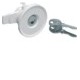 Bouton verrou clé 1242E - ENVELOPPES HAGER FZ597N