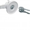 Bouton verrou clé 1242E - ENVELOPPES HAGER FZ597N