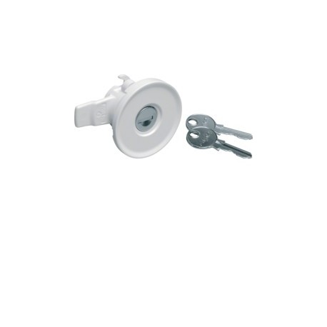 Bouton verrou clé 1242E - ENVELOPPES  HAGER FZ597N