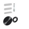 Kit juxta horiz univers 275 - ENVELOPPES HAGER FZ721A