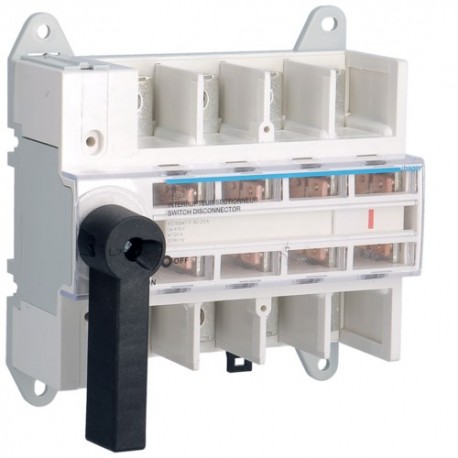Inter coupure visible 4P 125A - APPAREILLAGE DE TETE HAGER HA406N