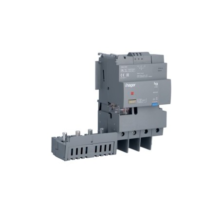 Bloc dif x160 4P 125A Idn fixe - APPAREILLAGE DE TETE  HAGER HBA128H