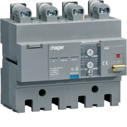 Bloc dif P250 4P 160A Idn adj - APPAREILLAGE DE TETE HAGER HBT160H