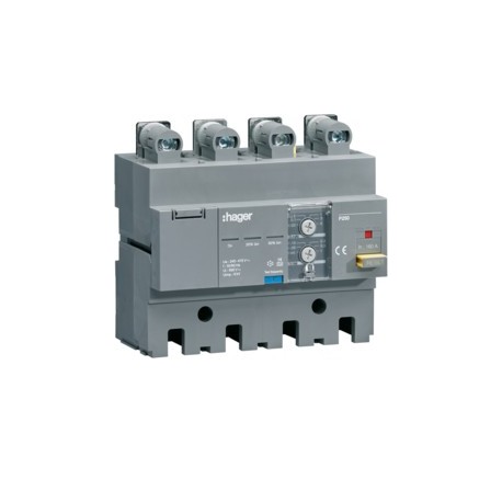 Bloc dif P250 4P 160A Idn adj - APPAREILLAGE DE TETE HAGER HBT160H