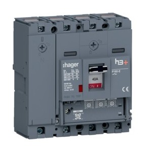 Disj.h3+P160 LSNI 4x40A 70kA - APPAREILLAGE DE TETE  HAGER HES041GC