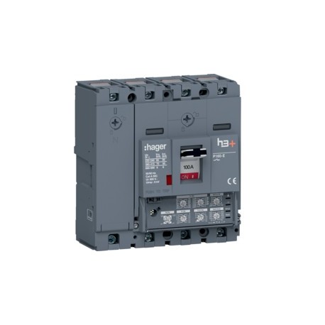 Disj.h3+P160 LSI 4x100A 70kA - APPAREILLAGE DE TETE  HAGER HES101JC