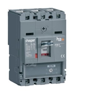 Disj.h3+P160 MAG 3x125A 70kA - APPAREILLAGE DE TETE  HAGER HES125BC