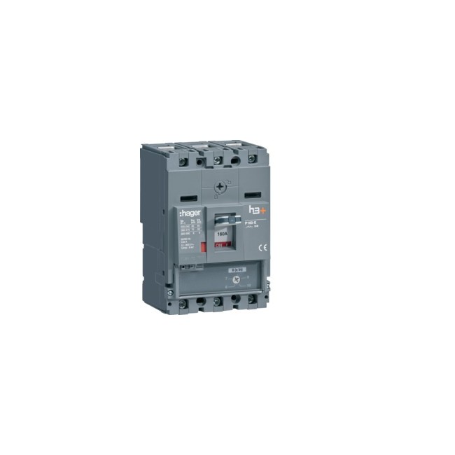Disj.h3+P160 MAG 3x160A 70kA - APPAREILLAGE DE TETE  HAGER HES160BC