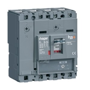 Disj.h3+P160 MAG 4x160A 70kA - APPAREILLAGE DE TETE  HAGER HES161BC