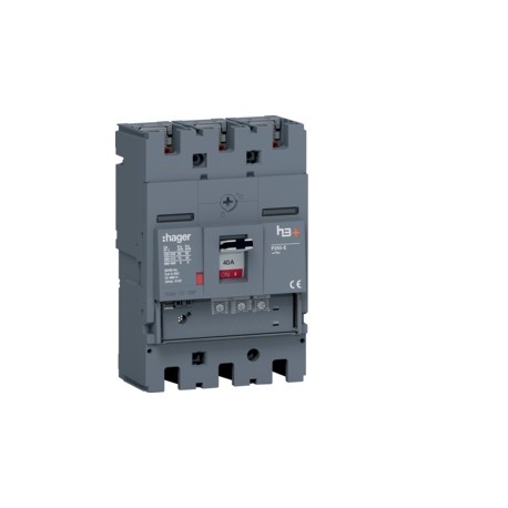 Disj.h3+P250 LSNI 3x40A 70kA - APPAREILLAGE DE TETE  HAGER HET040GR