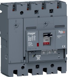 Disj.h3+P250 LSNI 4x40A 70kA - APPAREILLAGE DE TETE HAGER HET041GR
