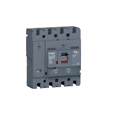 Disj.h3+P250 TM 4x200A 70kA - APPAREILLAGE DE TETE  HAGER HET201DR