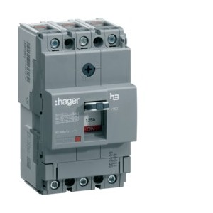 Disj.x160 3P 25kA 125A - APPAREILLAGE DE TETE  HAGER HHA125H