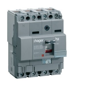Disj.x160 4P 25kA 160A - APPAREILLAGE DE TETE  HAGER HHA161H