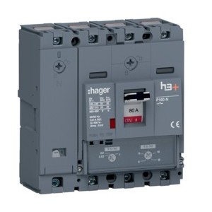 Disj.h3+P160 TM 4x80A 25kA - APPAREILLAGE DE TETE  HAGER HHS081DC