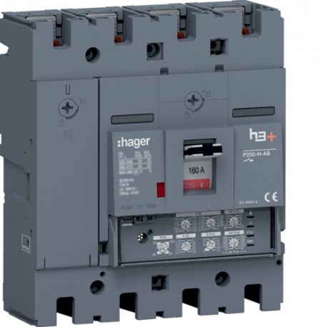Disj.h3+P250 LSI 4x160A 25kA - APPAREILLAGE DE TETE HAGER HHT161JA