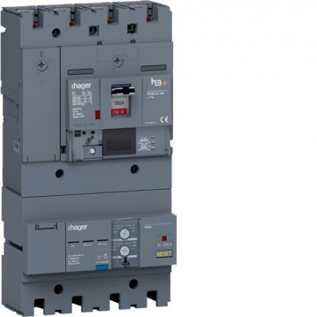 Disj.+dif h3+ AB  Ener 4x250A - APPAREILLAGE DE TETE  HAGER HHT251NB